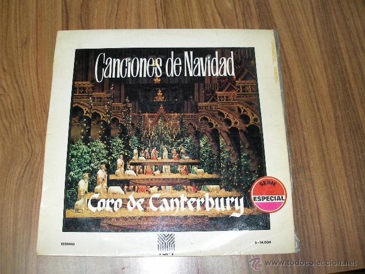 Discos de vinilo: Coro de Canterbury - Canciones de Navidad - Foto 1