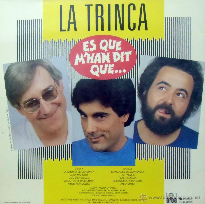 Discos de vinilo: La Trinca - Es que mhan dit que - Foto 2