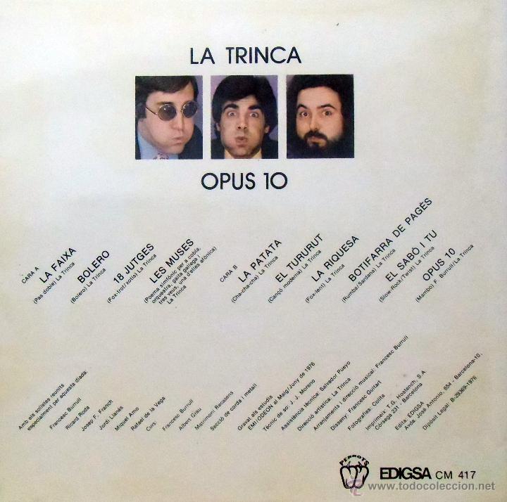 Discos de vinilo: La Trinca - Tos som pops - Foto 2