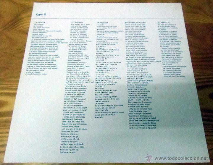 Discos de vinilo: La Trinca - Tos som pops - Foto 5