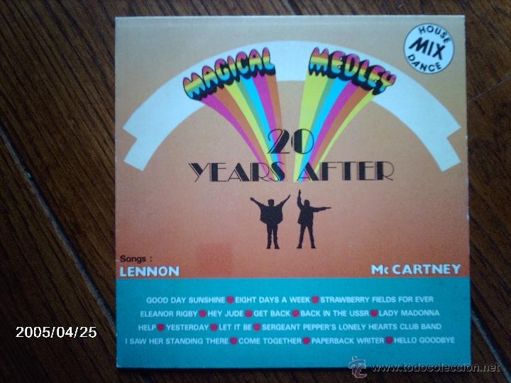 Discos de vinilo: magical medley  -  20 years after  -  house mix dance