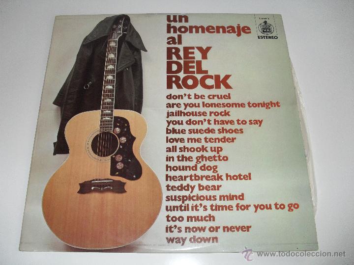 Discos de vinilo: UN HOMENAJE AL REY DEL ROCK - 1977 - Foto 1
