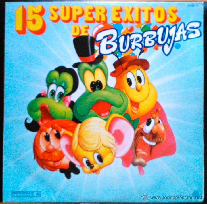 Discos de vinilo: 15 SUPER &Eacute;XITOS DE BURBUJAS - LP EN VINILO ROJO EDITADO M&Eacute;XICO - Foto 1