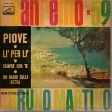 Discos de vinilo: EP BRUNO MARTINO ORCHESTRA : PIOVE ( SAN REMO 1959). Lote 39596902