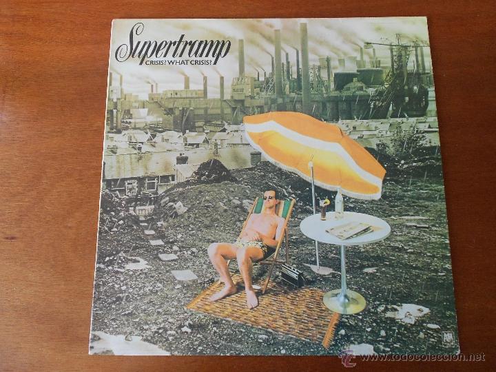 Discos de vinilo: LP VINILO SUPERTRAMP: CRISIS? WHAT CRISIS? - Foto 1