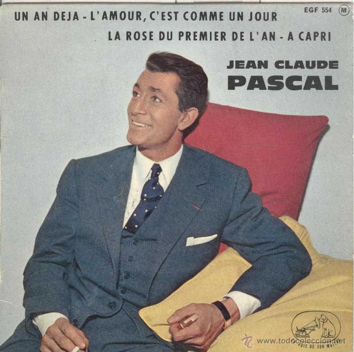 Discos de vinilo: jean Claude Pascal. la voix de son maitre. ep - Foto 1