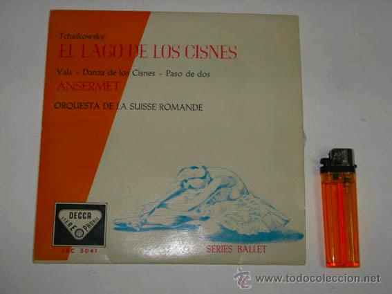 Discos de vinilo: EP EL LAGO DE LOS CISNES Tchaikowsky, Orquestra de la Suisse Romande - Foto 1