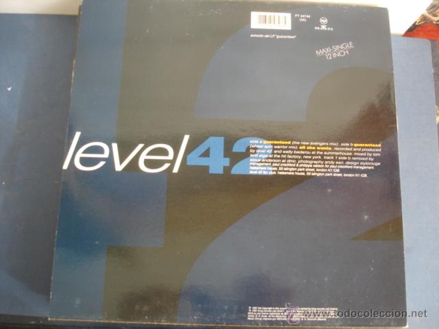 Discos de vinilo: LEVEL 42 GUARANTEED - Foto 2