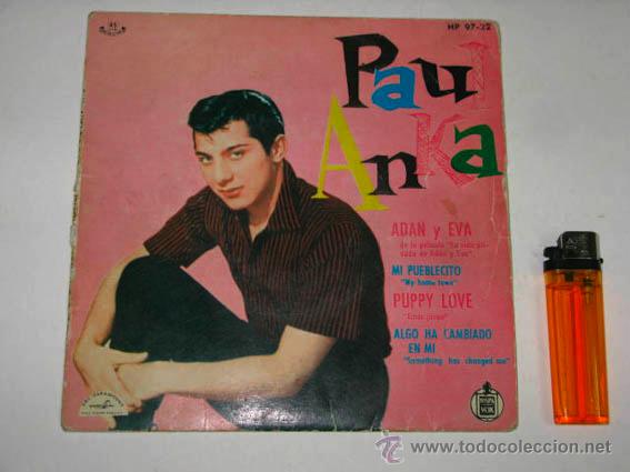 Discos de vinilo: Single PAUL ANKA,  Adan y Eva - Foto 1