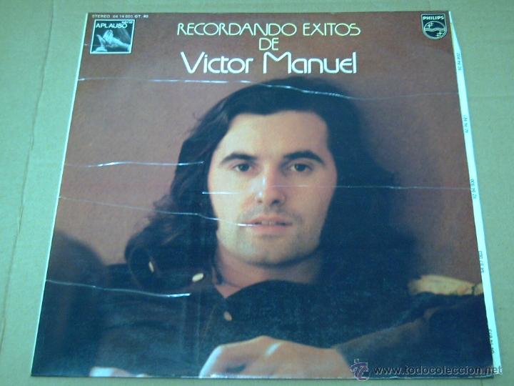 Discos de vinilo: VICTOR MANUEL-RECORDANDO EXITOS DE VICTOR MANUEL- LP. PHILIPS, 1975 - Foto 1
