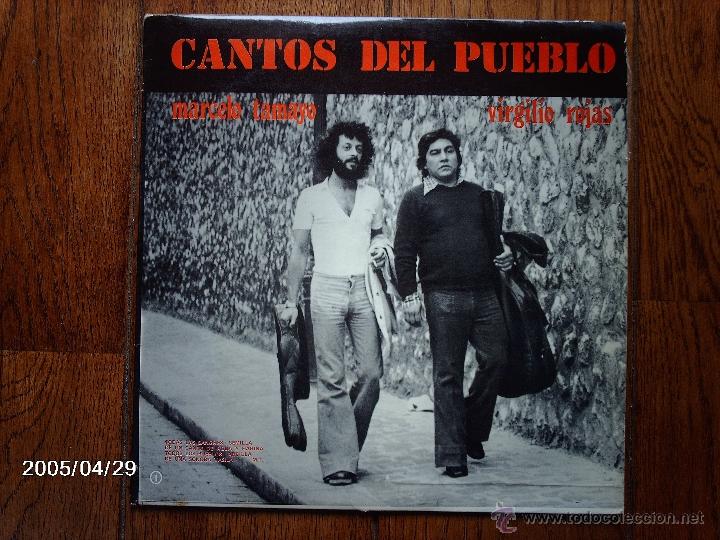 Vinyl records: marcelo tamayo  - virgilio rojas      -  cantos del pueblo
