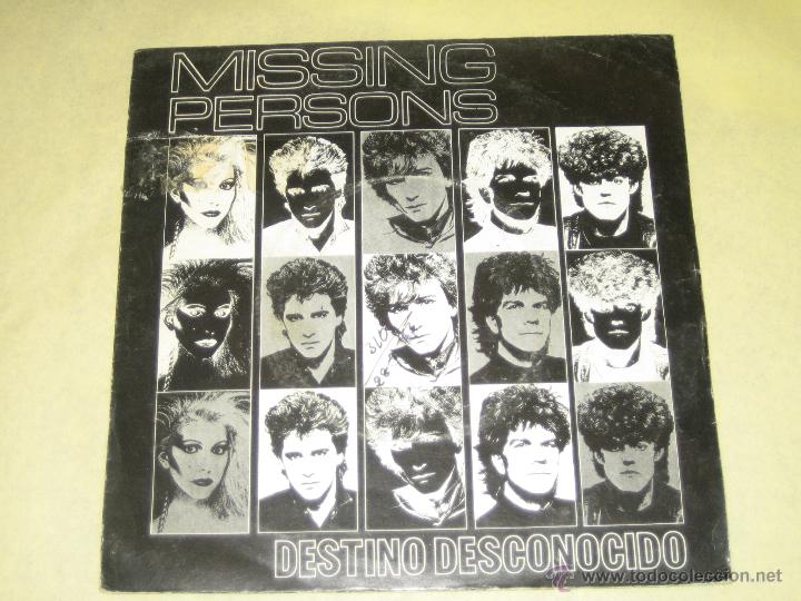 Discos de vinilo: MISSING PERSONS - ED. ESPA&Ntilde;OLA 1983 - PROMO - Foto 1
