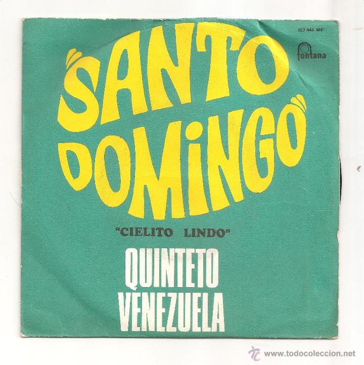 Disques de vinyle: disco single quinteto venezuela - cielito lindo - santo domingo disco en