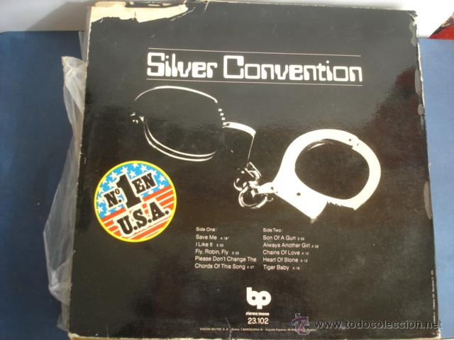 Discos de vinilo: SILVER CONVENTION FLY, ROBIN, FLY - Foto 2