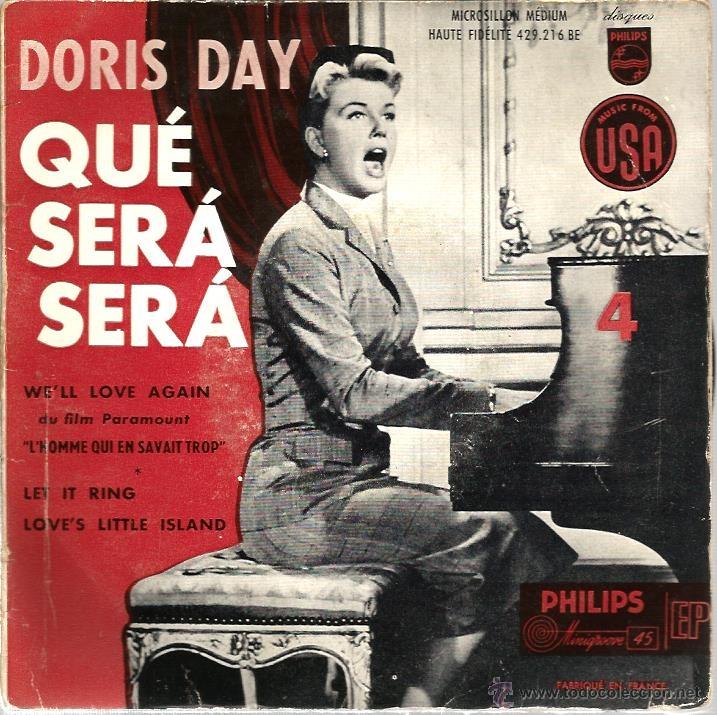 Discos de vinilo: EP DORIS DAY : QUE SERA SERA - Foto 1