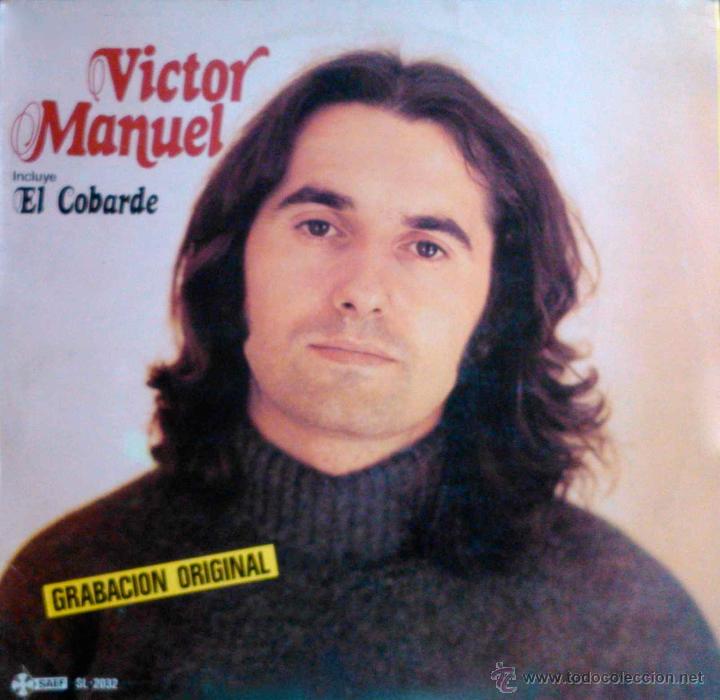 Discos de vinilo: V&Iacute;CTOR MANUEL - INCLUYE EL COBARDE - LP EDICI&Oacute;N EN SAEF - Foto 1