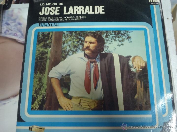 Discos de vinilo: LO MEJOR DE JOSE LARRALDE - Foto 1