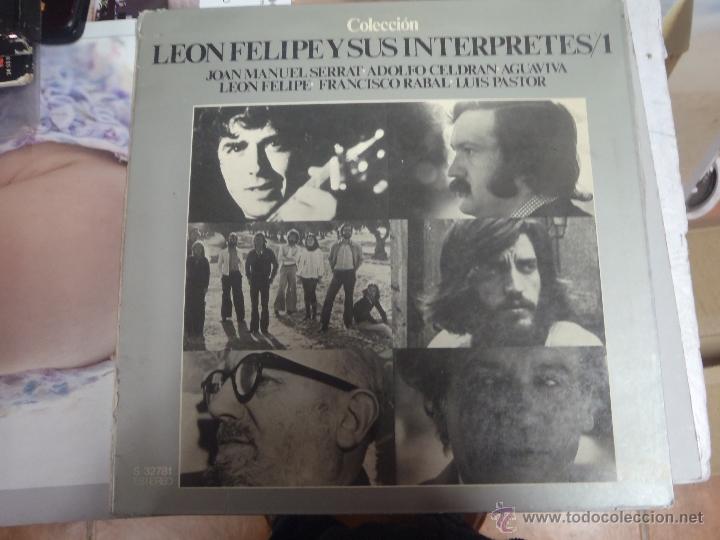 Discos de vinilo: LEON FELIPE Y SUS INTERPRETES - Foto 1