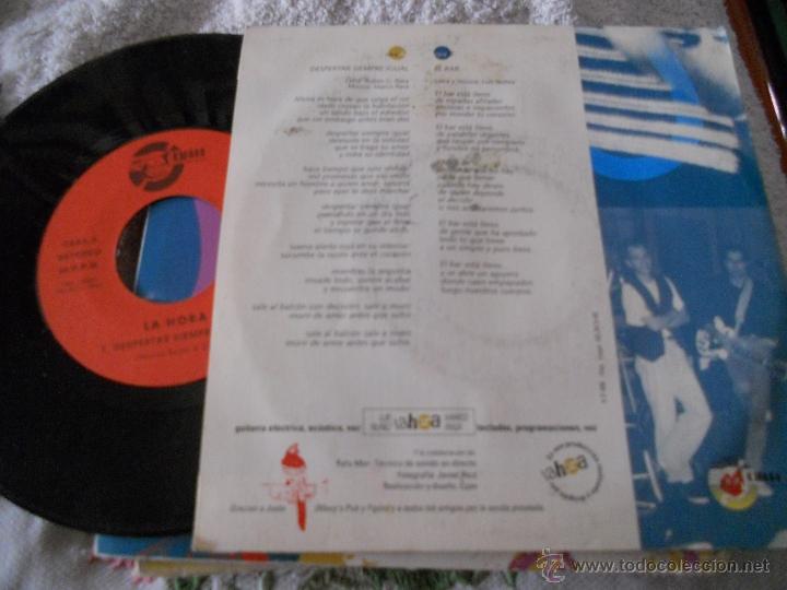 Discos de vinilo: LA HORA-SINGLE DESPERTAR SIEMPRE IGUAL-1992 - Foto 2