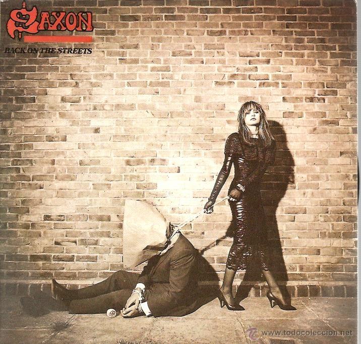 Discos de vinilo: SINGLE SAXON : BACK ON THE STREETS - Foto 1