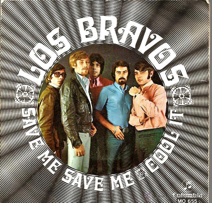 Discos de vinilo: SG  LOS BRAVOS : SAVE ME SAVE ME + COOL IT - Foto 1