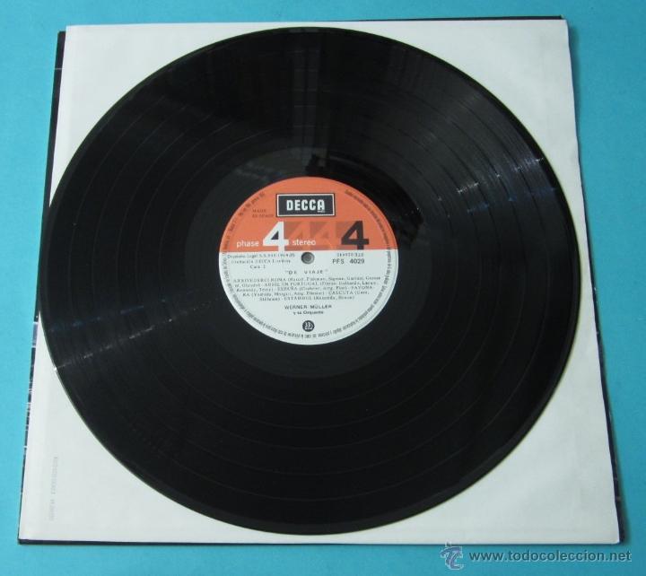 Discos de vinilo: DE VIAJE. WERNER M&Uuml;LLER Y SU ORQUESTA - Foto 4