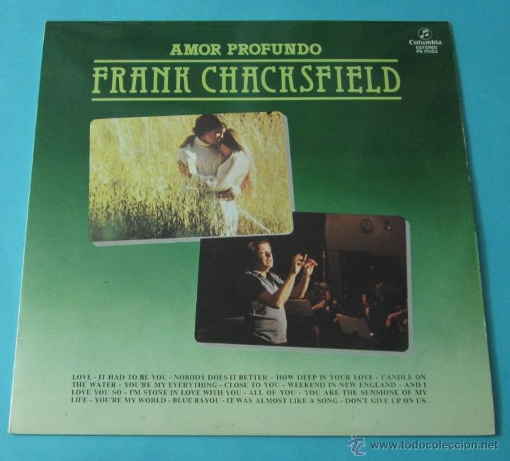 Discos de vinilo: AMOR PROFUNDO. FRANK CHACKSFIELD - Foto 1