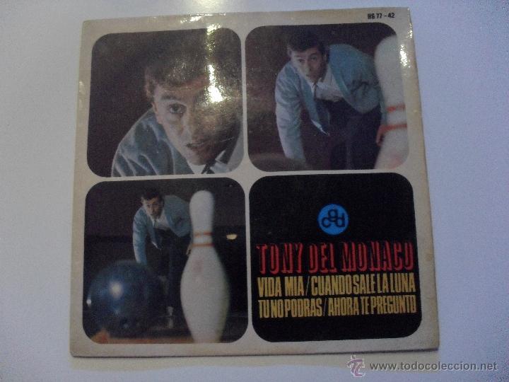 Discos de vinilo: TONY DEL MONACO - VIDA MIA + 3 EP 1966 - Foto 1