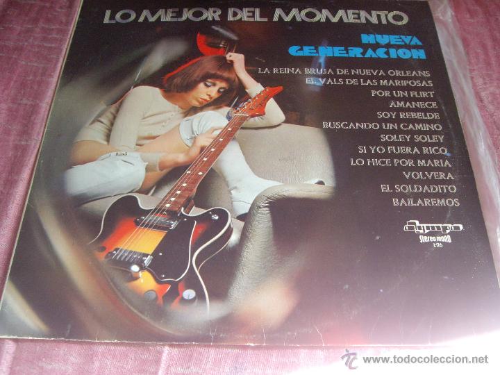 Discos de vinilo: NUEVA GENERACION-LO MEJOR DEL MOMENTO - Foto 1