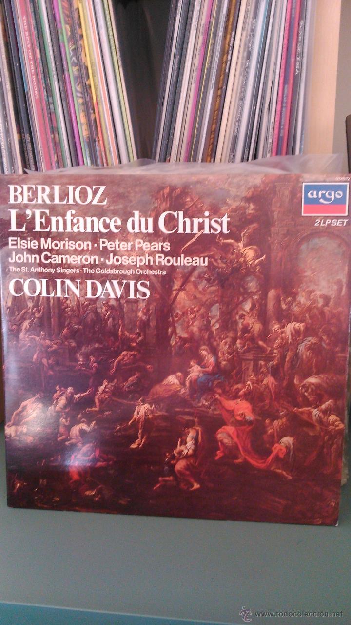 Discos de vinilo: BERLIOZ - LENFANT DU CHRIST . COLIN DAVIS 2 LP - Foto 1
