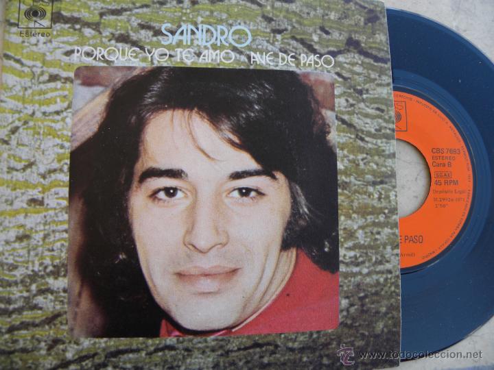 Discos de vinilo: SANDRO -SINGLE 1971 -IMPECABLE - Foto 1