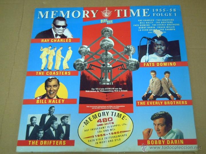 Discos de vinilo: DOBLE LP MEMORY TIME 1955-58, FOLGE 1 - Foto 1