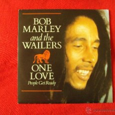 Discos de vinilo: BOB MARLEY AND THE WAILERS, ONE LOVE PEOPLE GET READY (ARIOLA, 1984) SINGLE ESPAÑA PROMOCIONAL. Lote 39707819