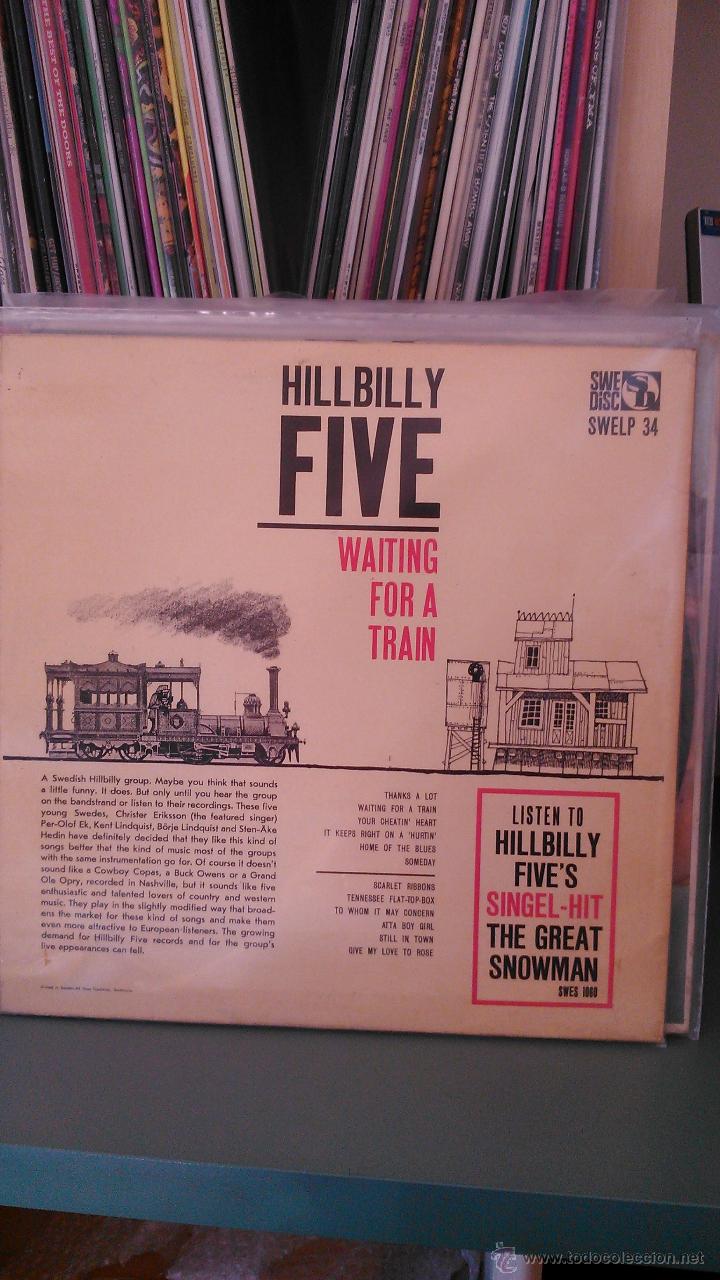 Discos de vinilo: HILLBILLY FIVE - WAITING FOR A TRAIN - Foto 2