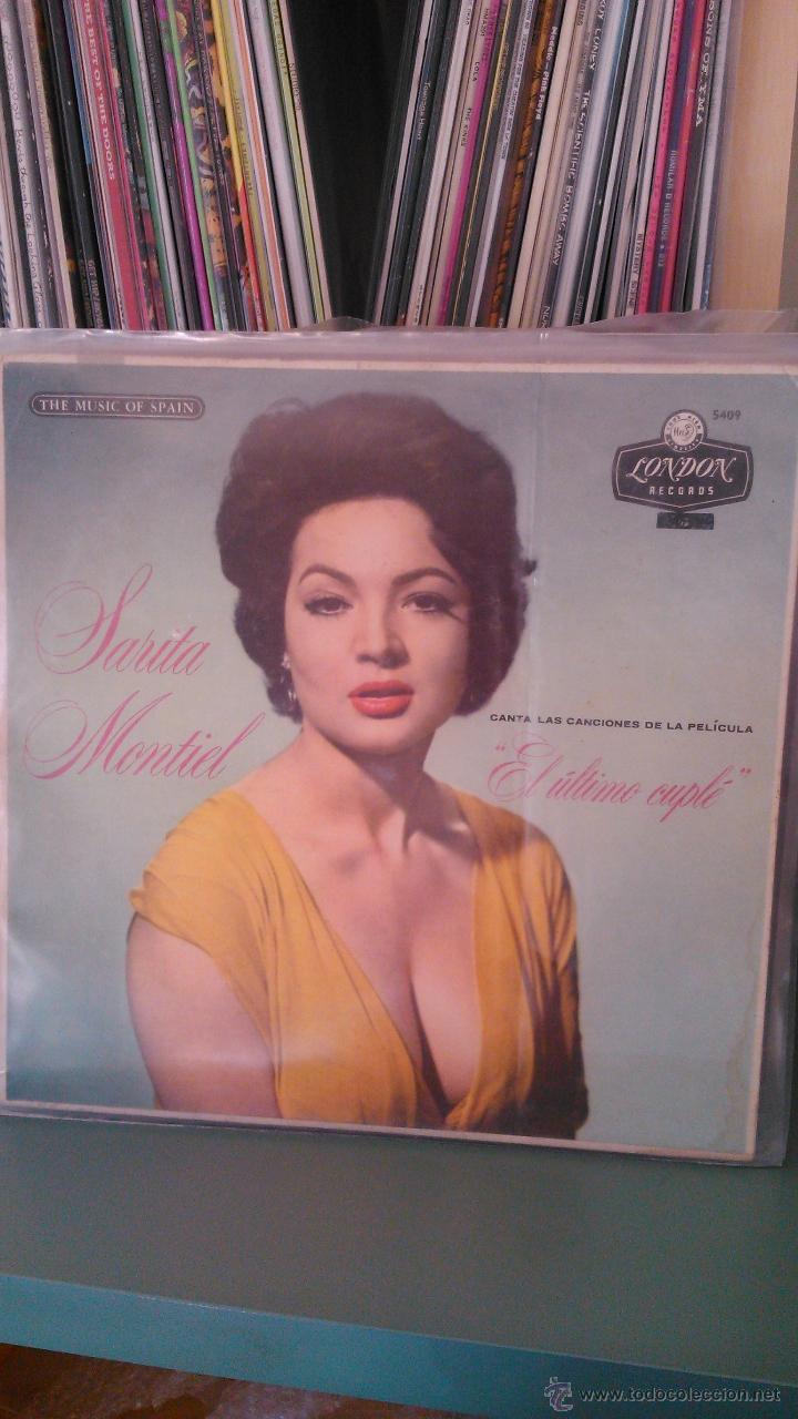 Discos de vinilo: SARITA MONTIEL - EL ULTIMO CUPLE - Foto 1