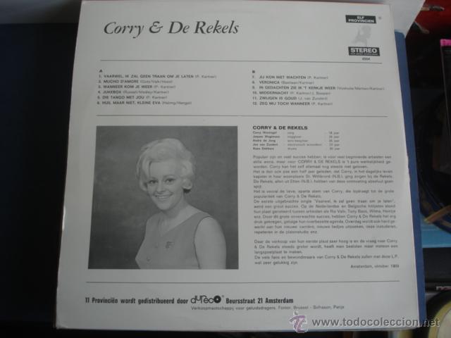 Discos de vinilo: CORRY EN DE REKELS CORRY EN DE REKELS - Foto 2