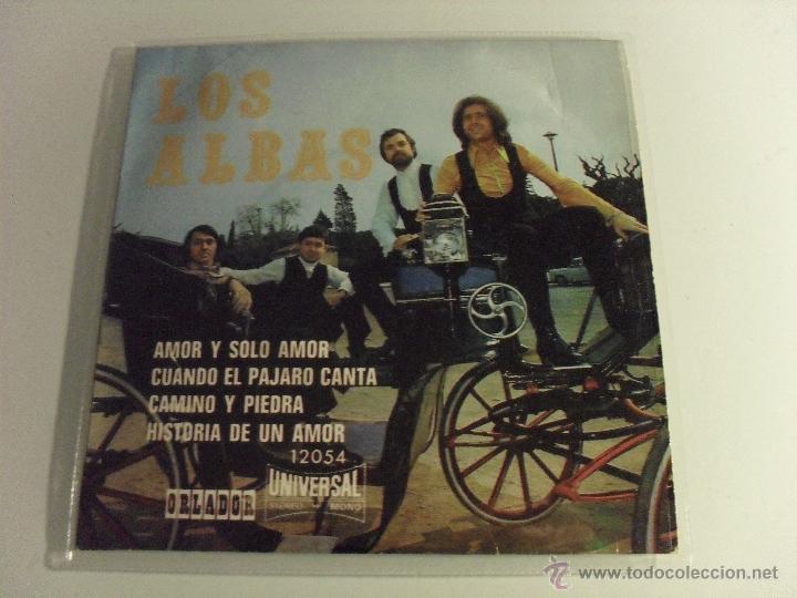 Discos de vinilo: LOS ALBAS - AMOR Y SOLO AMOR + 3 EP 1971 - Foto 1