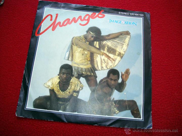 Discos de vinilo: IMAGINATION - CHANGES SINGLE VINILO 45 RPM - Foto 1