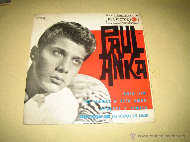 Discos de vinilo: PAUL ANKA - ED. ESPA&Ntilde;OLA 1963 - Foto 1