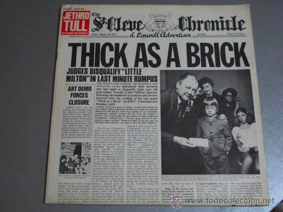 Discos de vinilo: LP THICK AS A BRICK - Foto 1