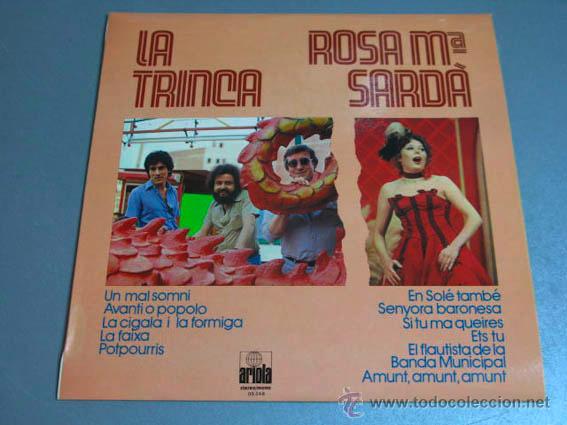 Discos de vinilo: LP LA TRINCA i ROSA MARIA SARD&Agrave; - Foto 1