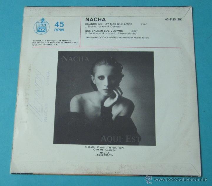 Discos de vinilo: NACHA. HISPA VOX - Foto 2