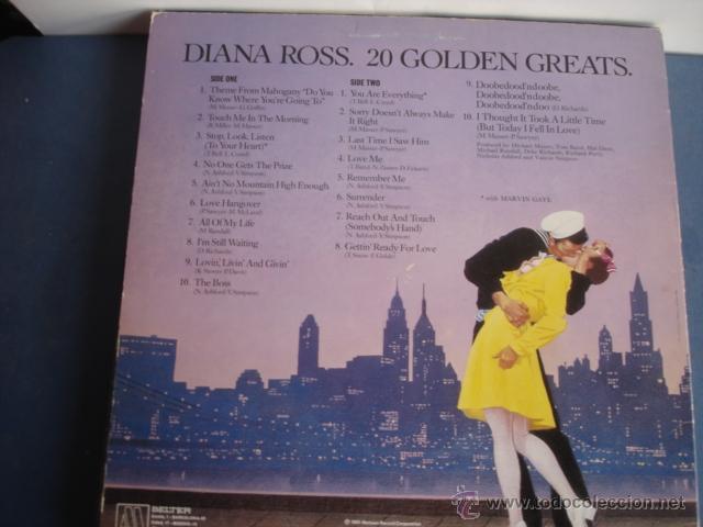 Discos de vinilo: DIANA ROSS 20 GOLDEN GREATS - Foto 2