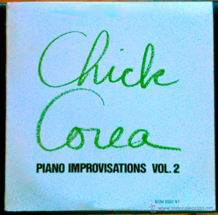 Discos de vinilo: CHICK COREA, PIANO IMPROVISATIONS VOL 2 - LP ECM ESPA&Ntilde;A - Foto 1