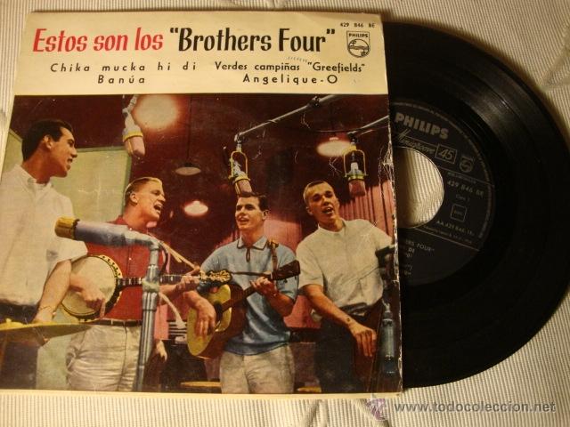 Discos de vinilo: ANTIGUO Y DIFICIL DISCO SINGLE ORIGINAL EP BROTHERS FOUR - Foto 1
