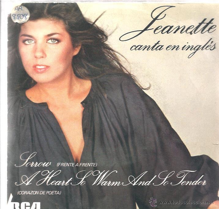 Discos de vinilo: SG JEANETTE CANTA EN INGLES : SORROW - Foto 1