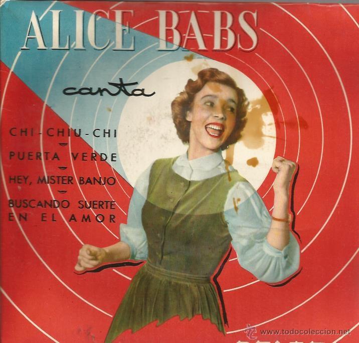 Discos de vinilo: EP ALICE BABS : CHI CHIU CHI - Foto 1