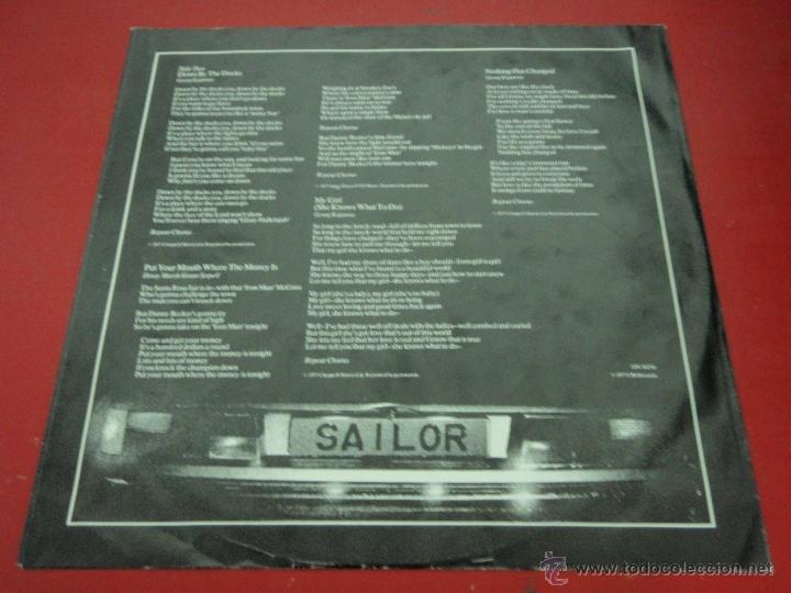 Discos de vinilo: SAILOR ( CHECKPOINT )  1977-HOLANDA  LP33  EPIC - Foto 4