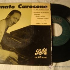 Discos de vinilo: ANTIGUO DISCO SINGLE ORIGINAL EP AÑOS 50/60 CAROSONE Y SU CUARTETO. Lote 39785664