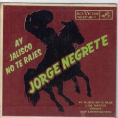 Discos de vinilo: JORGE NEGRETE EP SELLO RCA VICTOR EDITADO EN MEXICO